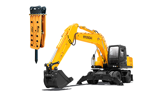 Delta F-20 на базе экскаватора Hyundai R200W