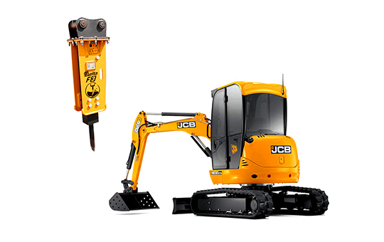 Delta F-3 на базе миниэкскаватора JCB 8030