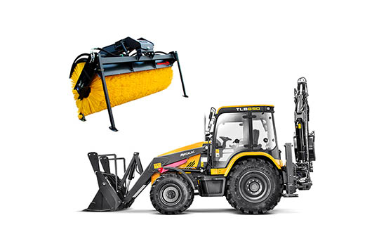 Impulse SP2500G на базе экскаватора-погрузчика Mecalac 890SM